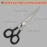 Barber Scissor Stainless Steel 6.5inch-LCI (Ltd)-(black)