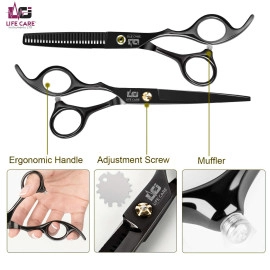 11 Pieces Hair Cutting Scissors Set - LCI (LTD)