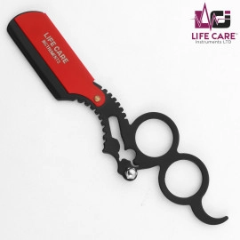 FINGER STRAIGHT RAZOR - BLACK RED LCI (LTD)