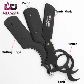 Finger Shaving Razor Black - LCI (LTD)