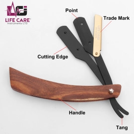 Barber Wooden Handle Razor - LCI (LTD)