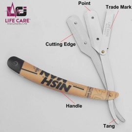 Men Replaceable Blade Straight Edge Razor - LCI (LTD)