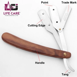 Professional Straight Cut Throat Barber Men Shaving Razor - LCI (LTD)