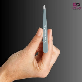 Professional Mist Blue Slant Tweezer - LCI (LTD)