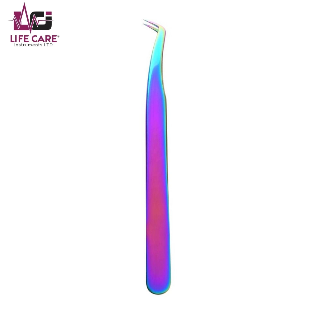 Stainless Steel  Eyelash Extensions Tweezers - LCI (LTD)