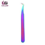 Stainless Steel  Eyelash Extensions Tweezers - LCI (LTD)