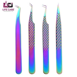 Professional 4 Pcs Eyelash Extension Tweezers  - LCI (Ltd)