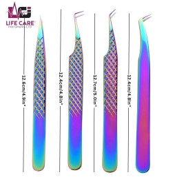 Professional 4 Pcs Eyelash Extension Tweezers  - LCI (Ltd)