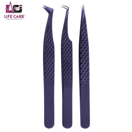 Professional 3 pcs Eyelash Extension Tweezers - LCI (LTD)