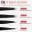 Professional 4 Pieces Tweezers Set for Eyebrows - LCI (LTD)